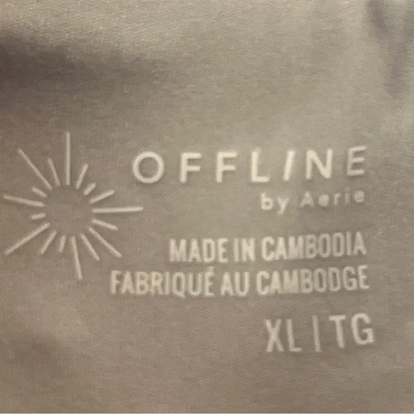 Offline By Aerie Cloud Fleece Bubble Skort Size Small NWT Gray Size XL - Picture 7 of 11